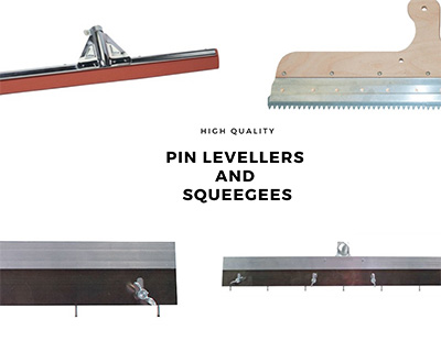 PIN LEVELLERS AND SQUEEGEES